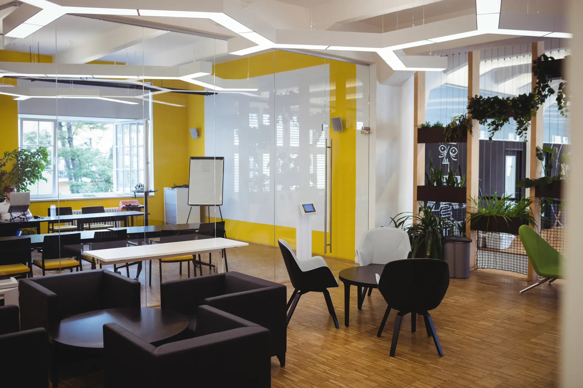 Modern corporate workspace